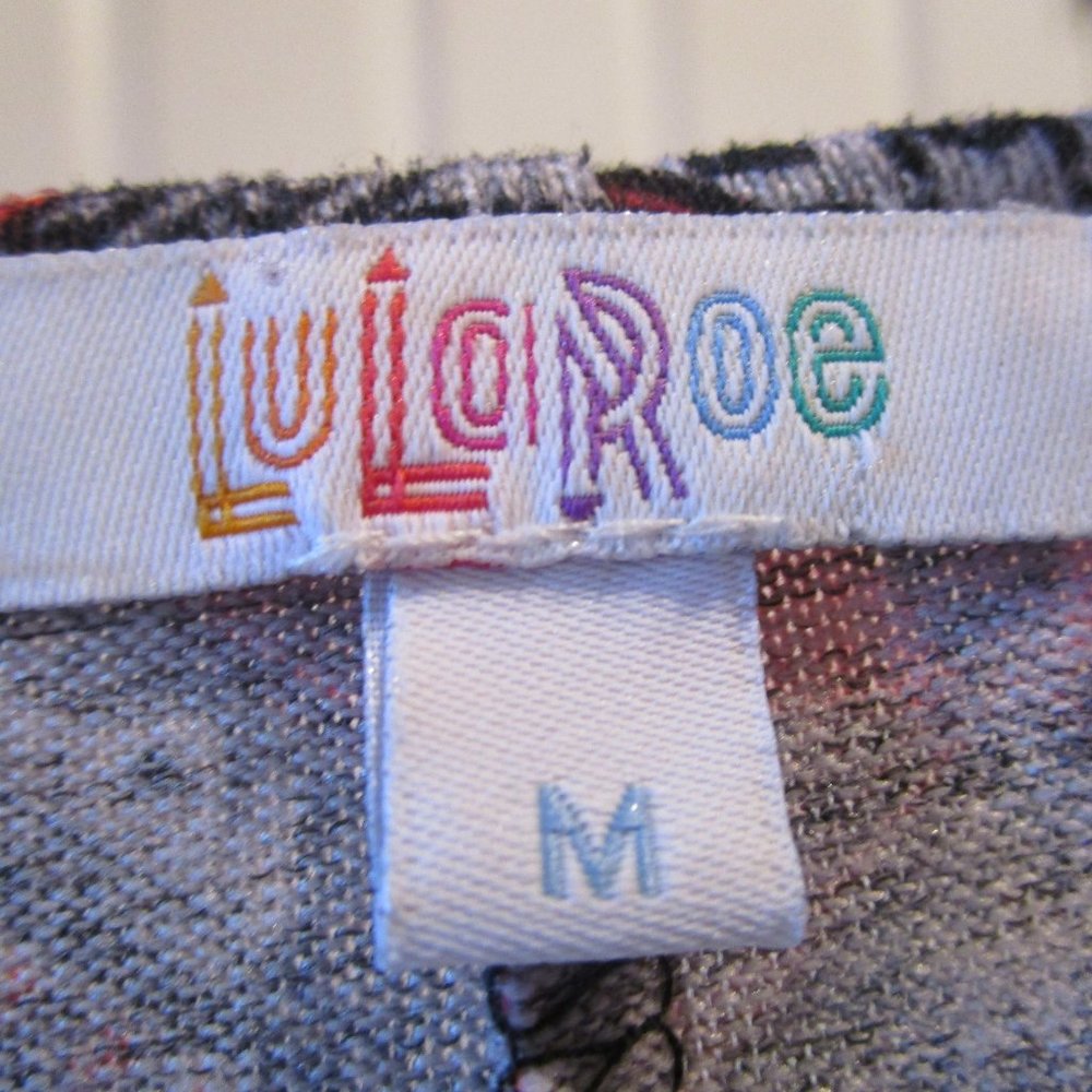 LuLaRoe women's tribal stripe zig zag cardigan M - Picture 6 of 6